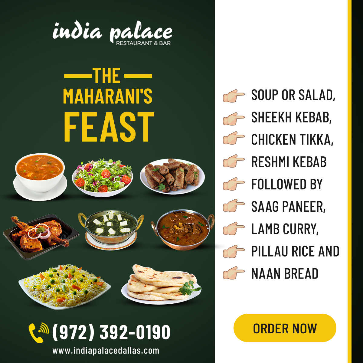 Maharani's Feast At Dallas